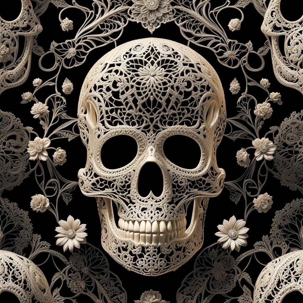 Skull of Lace