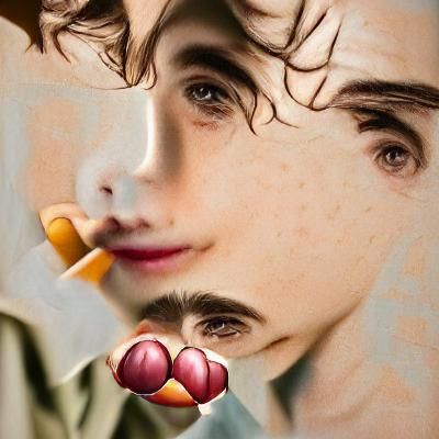 Portrait of Timothée Chalamet