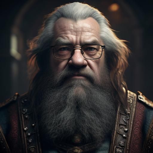 Old Grizzled Dwarf Cleric