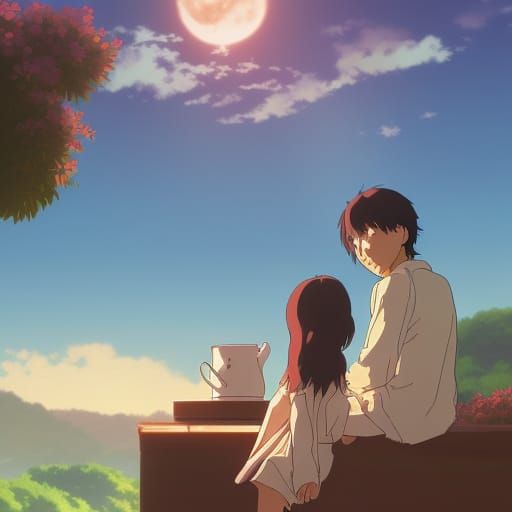 Sunday Morning Pancakes in Studio Ghibli Style