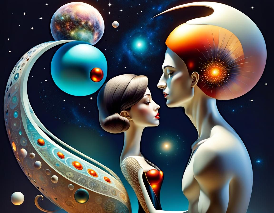 Atomic Universe Within Lovers
