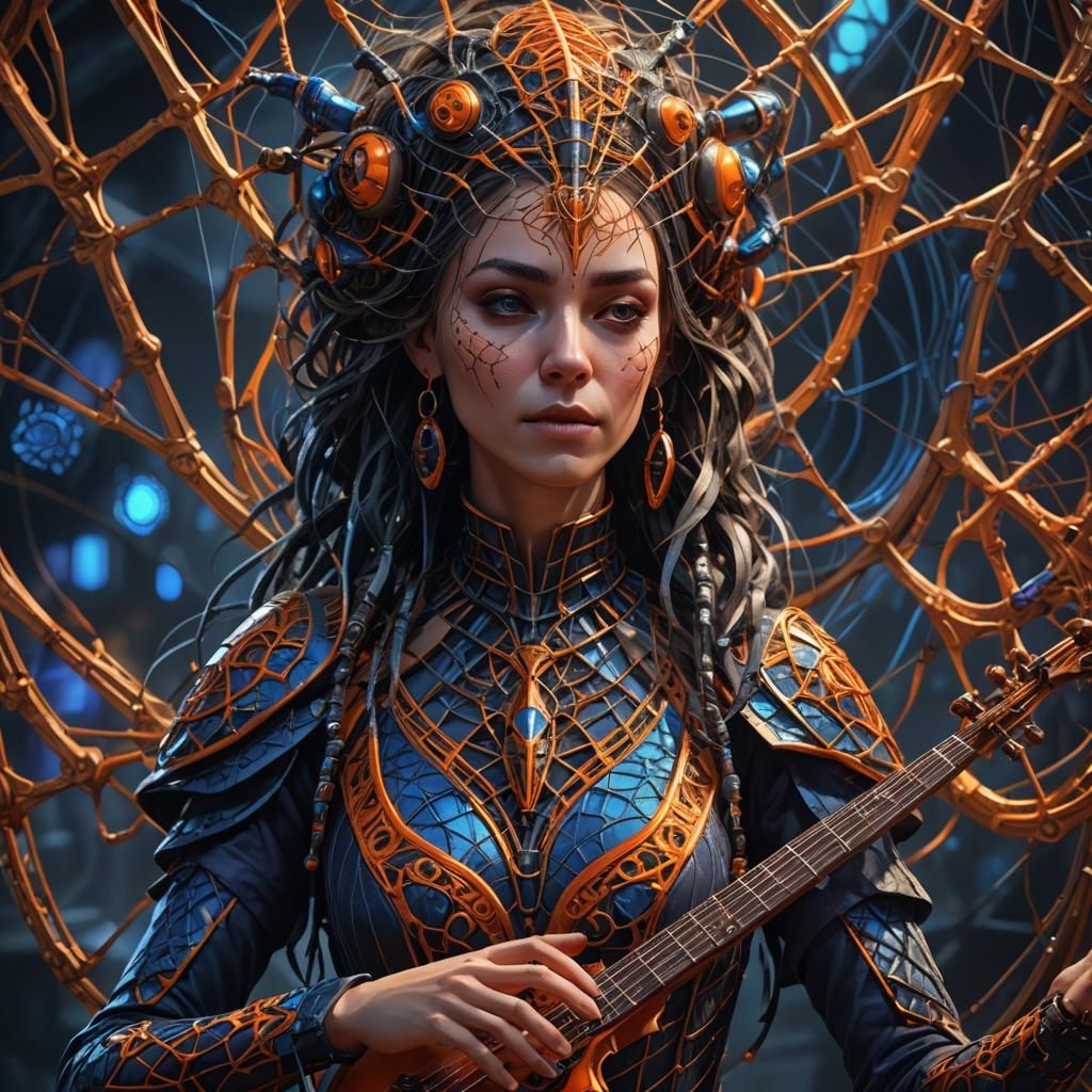 Arachne's Web: A Symphony of Whispers and Song