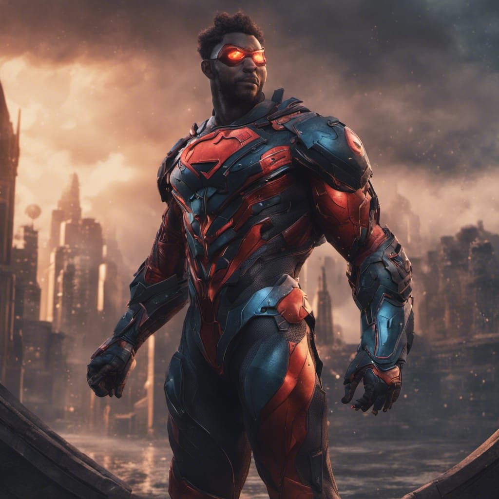 New Superhero Concept Art in Detailed Matte Painting