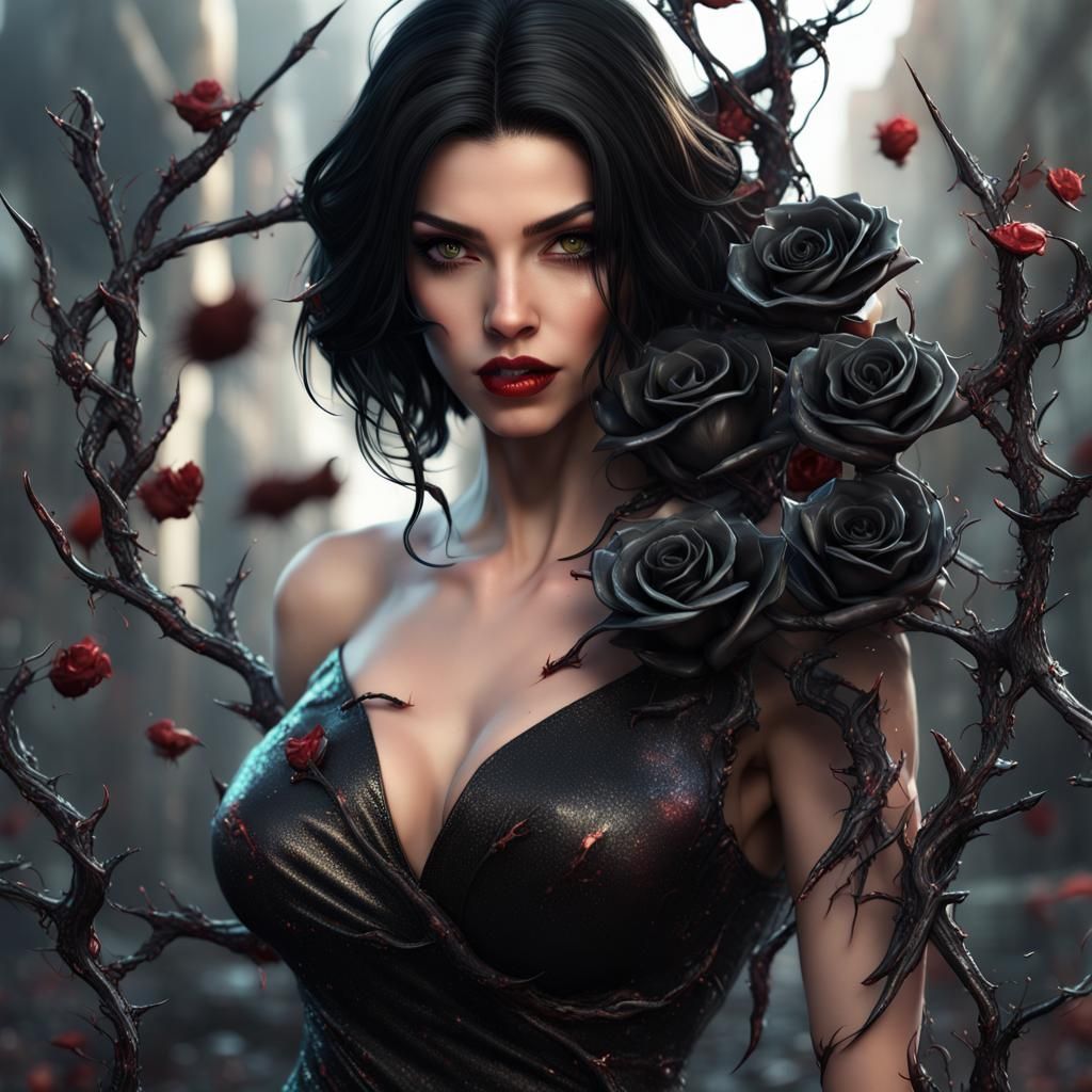 Stunning 3D Render of a Comic Book Villainess