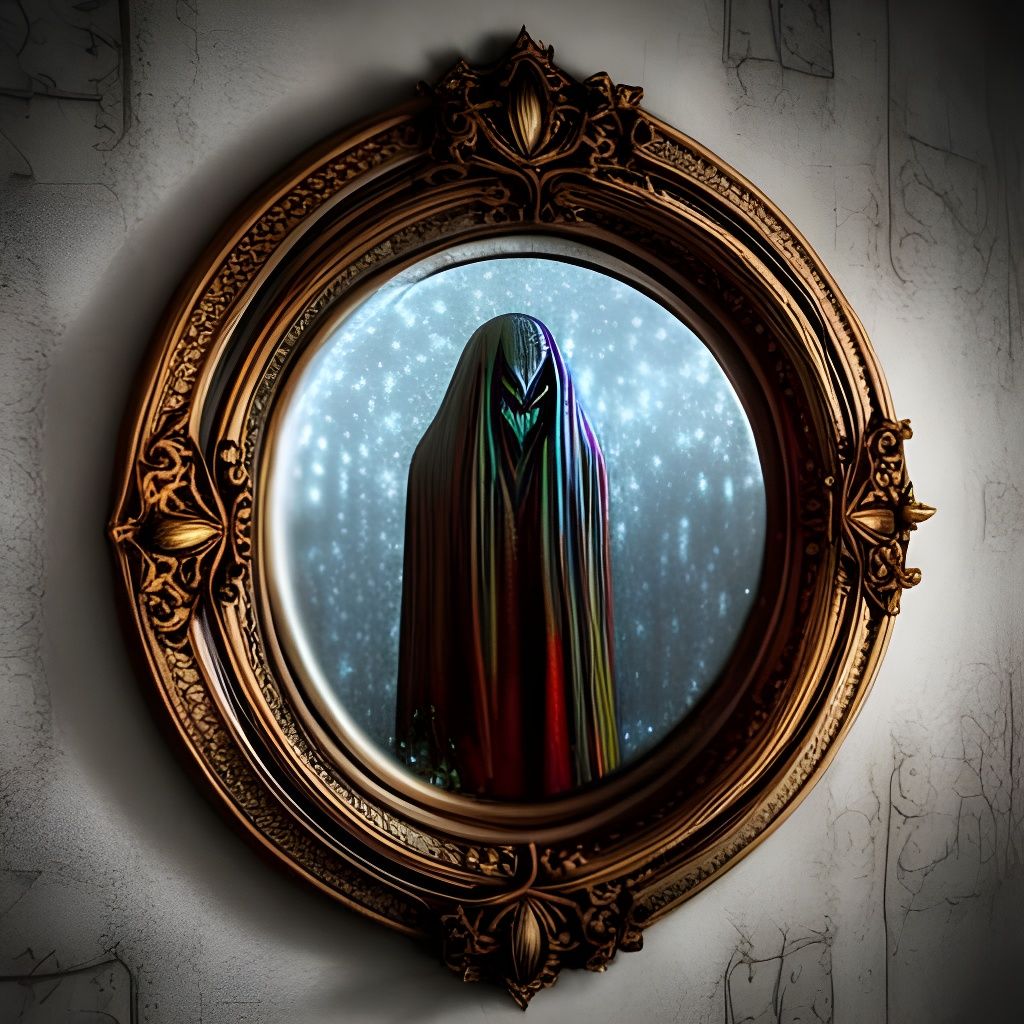 Ghost in the Mirror: Dark Fantasy Concept Art