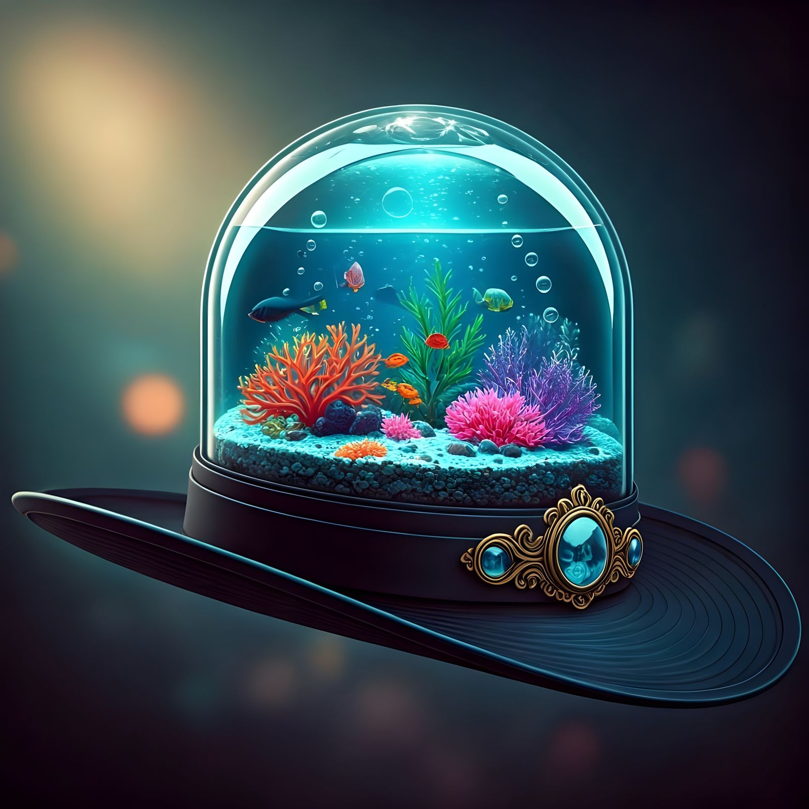 Aquarium Hat: A Guweiz and Leyendecker Inspired Design