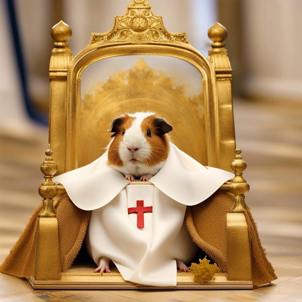 Guinea Pig Pope Funeral