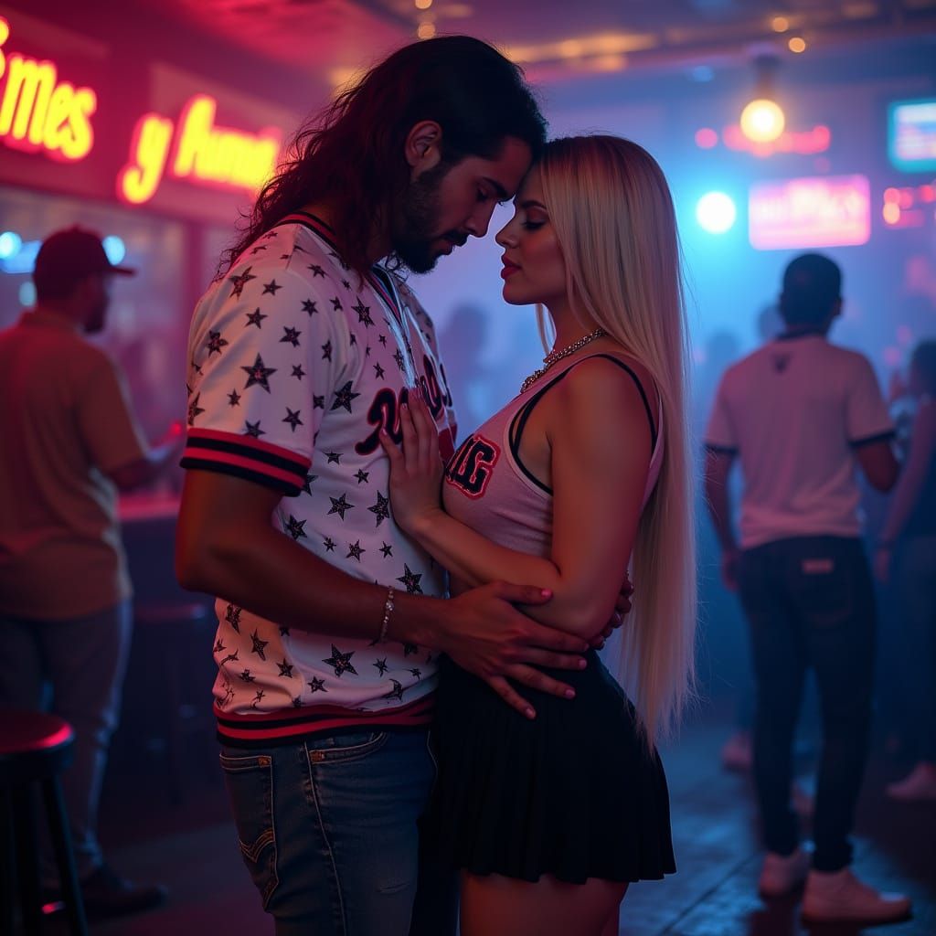Tia and Lupe Dancing in Mexican Bar