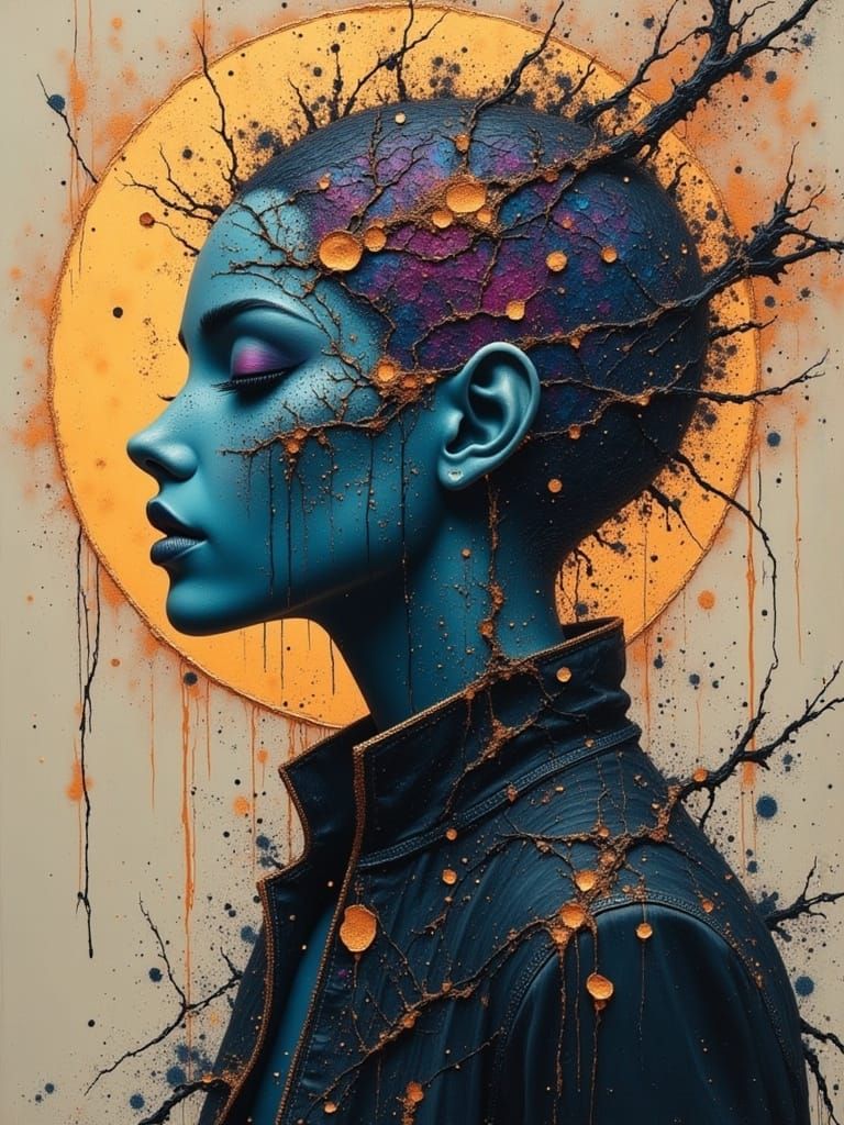 👽🎶 Holographic ink outlines Eldritch .<lora:-Omnious-:0.4>...