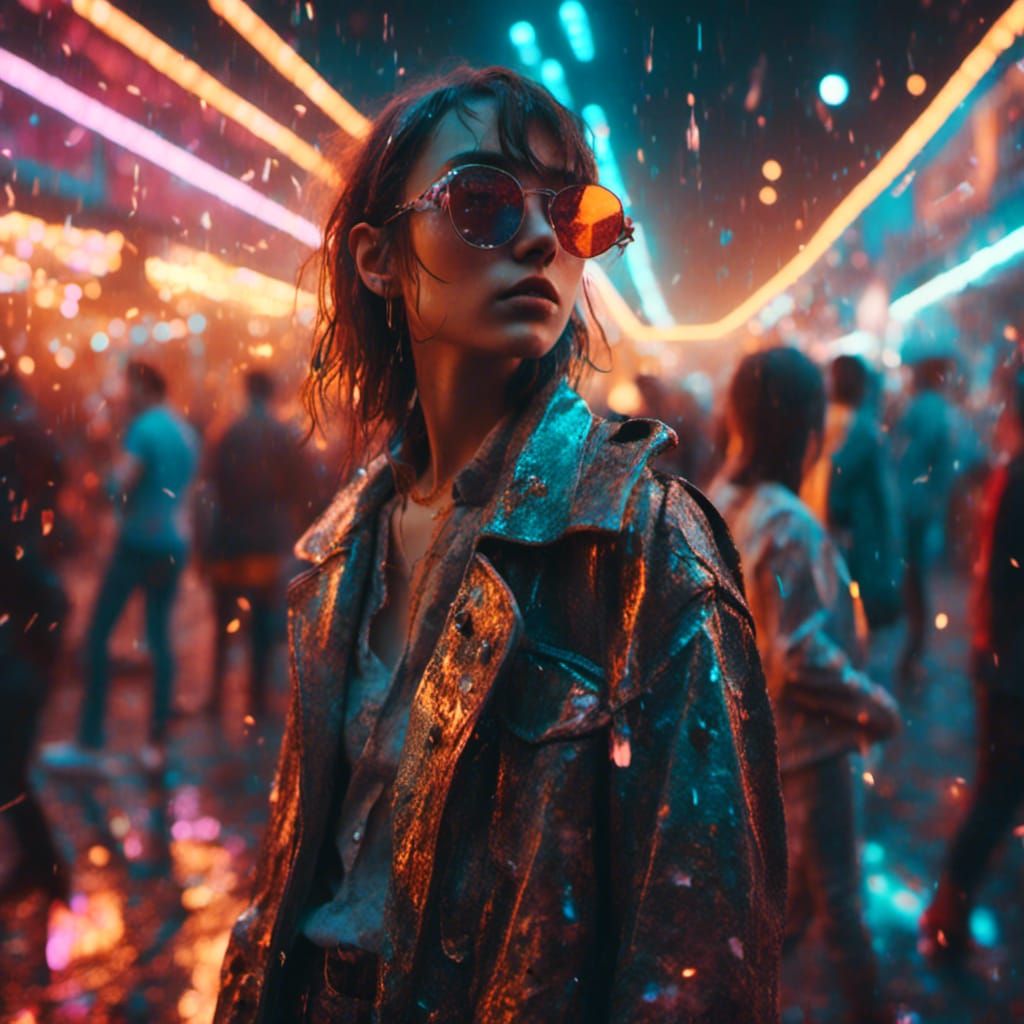 Mall Parking Lot Party in Macabre Style