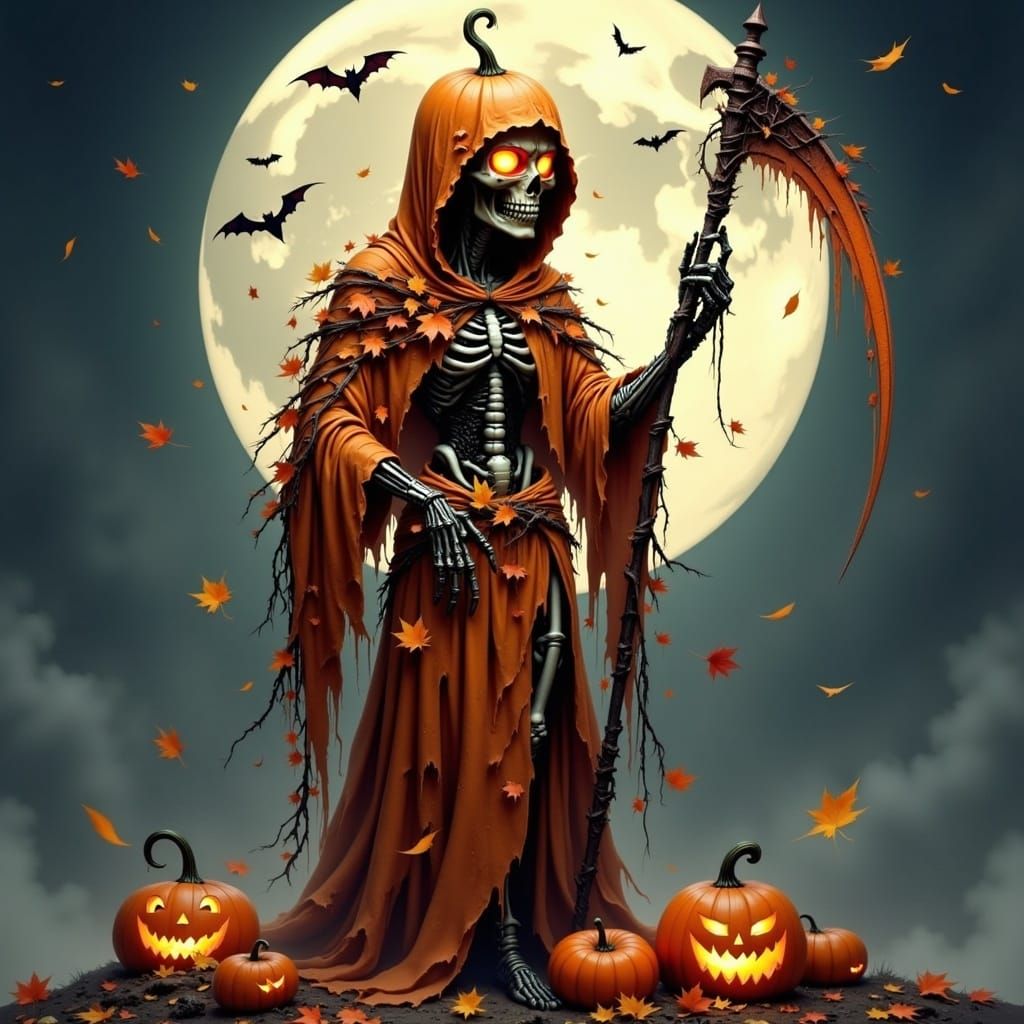 Mysterious Woman of the Harvest Moon