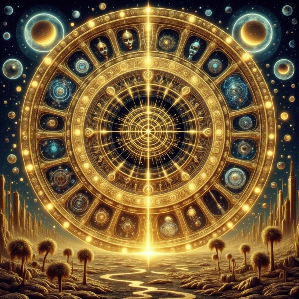 Cosmic Cat Zodiac Celestial Whispers