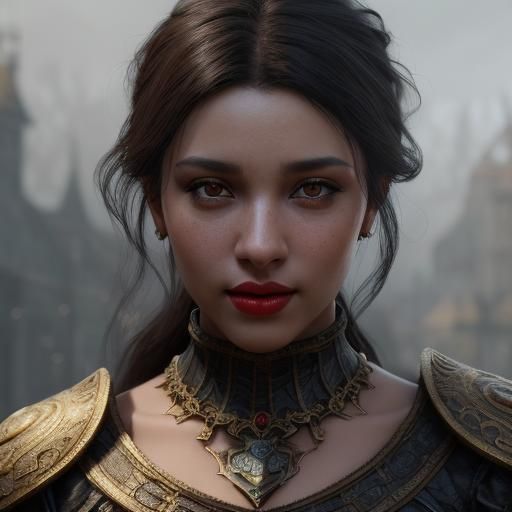 Exquisite Portrait in Razumov and Garmash Style