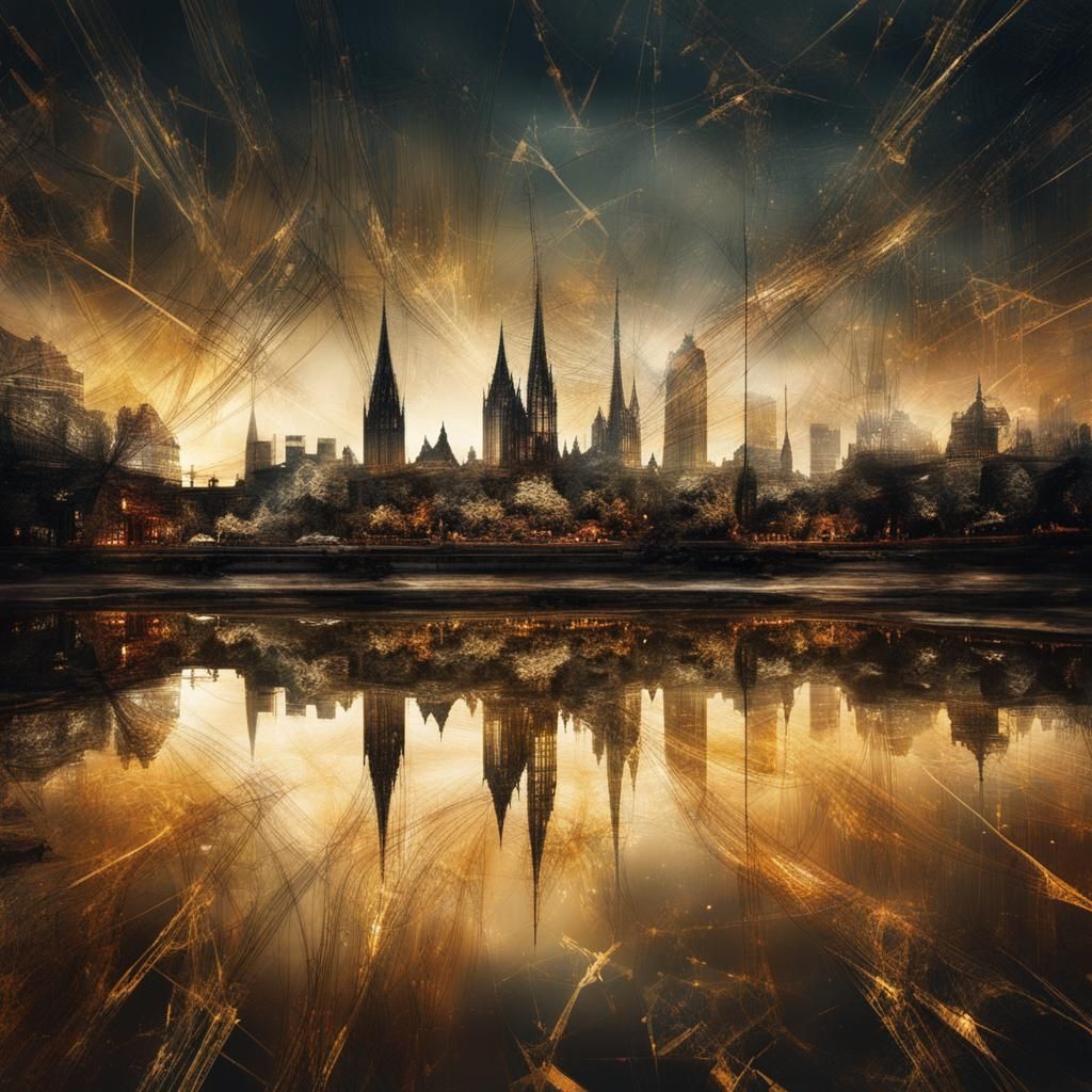 Glasspunk Christmas Trees and Gothic City