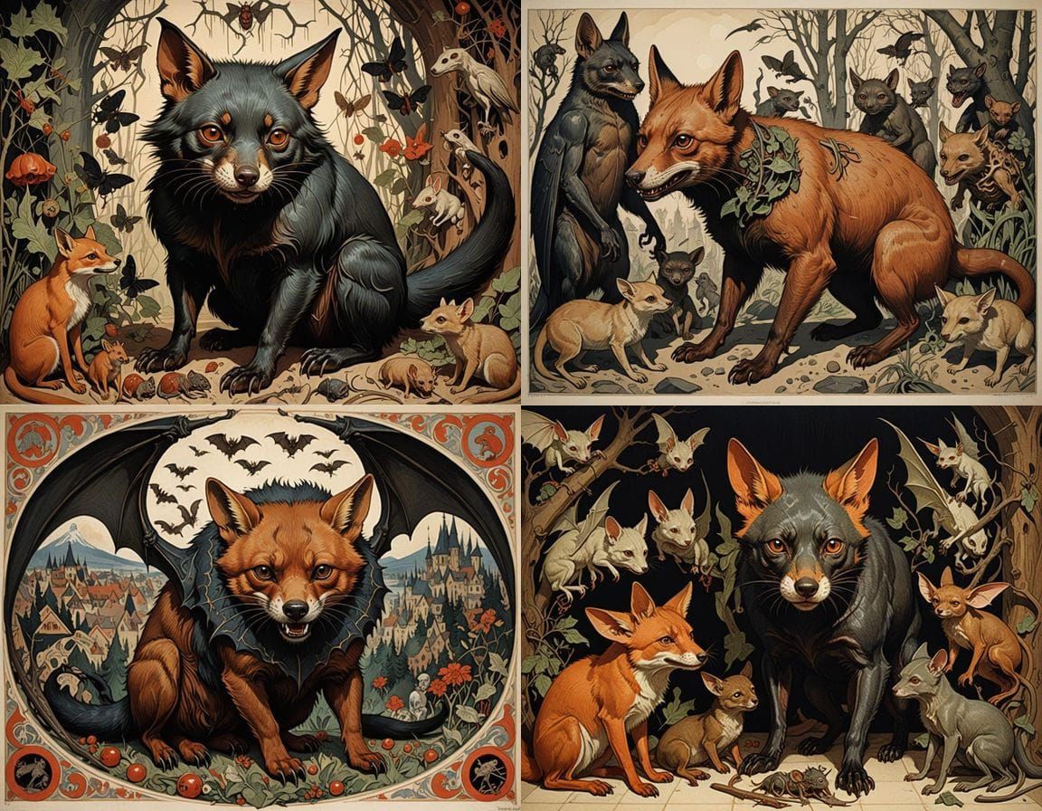 Surreal Chimera of Disgraced Animal Parts