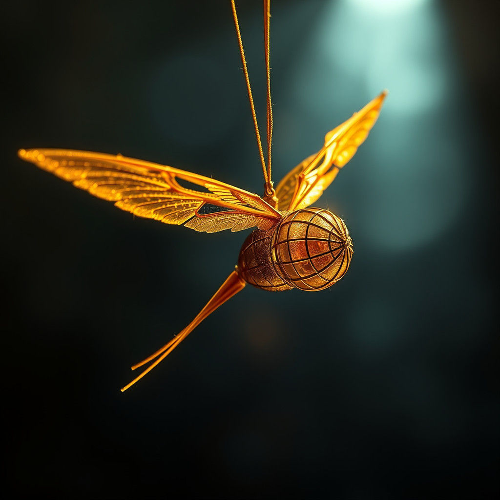 Golden Snitch in Cinematic Light
