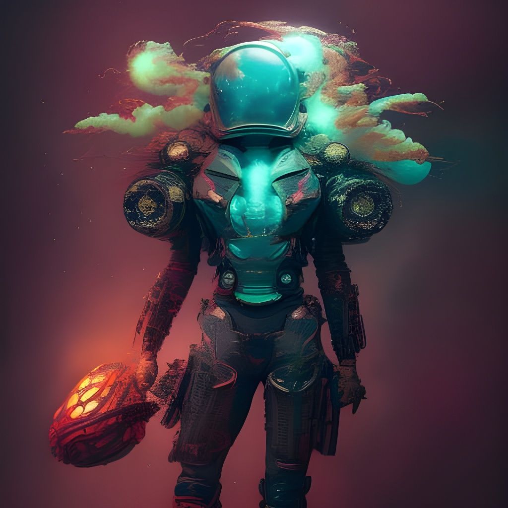 Overgrown Proton Pack in Desolate Space Station