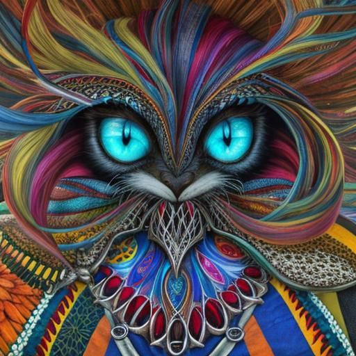 Avatar-Inspired Na'vi Character in Alien Landscape