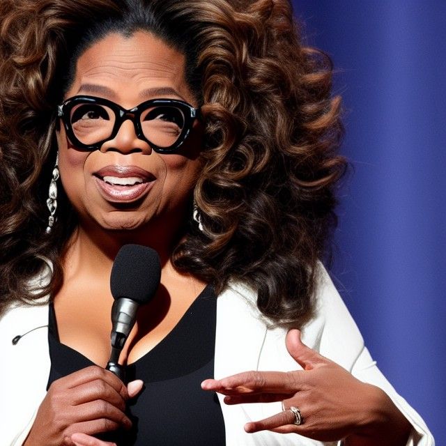 Oprah Winfrey Portrait: Digital Rendering