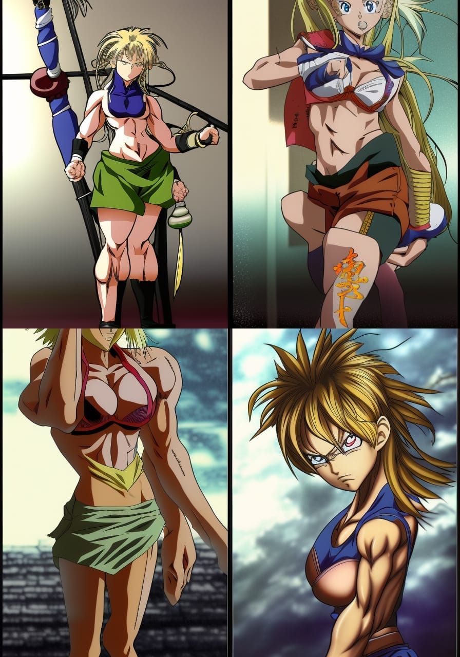 Blonde Bodybuilder as Yu Yu Hakusho Character