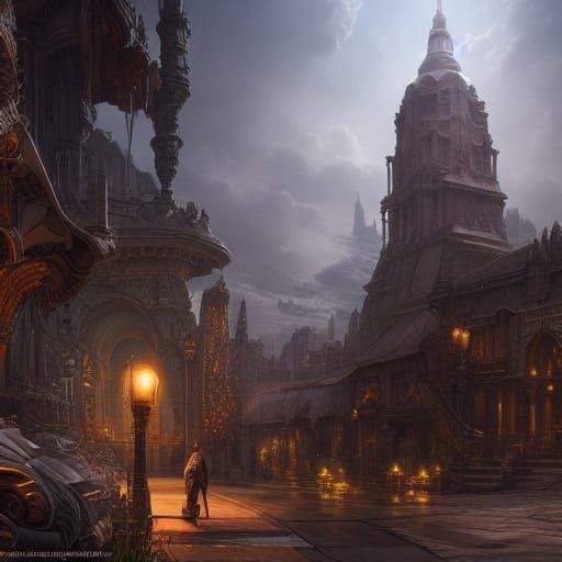 Epic Cinematic Digital Matte Painting