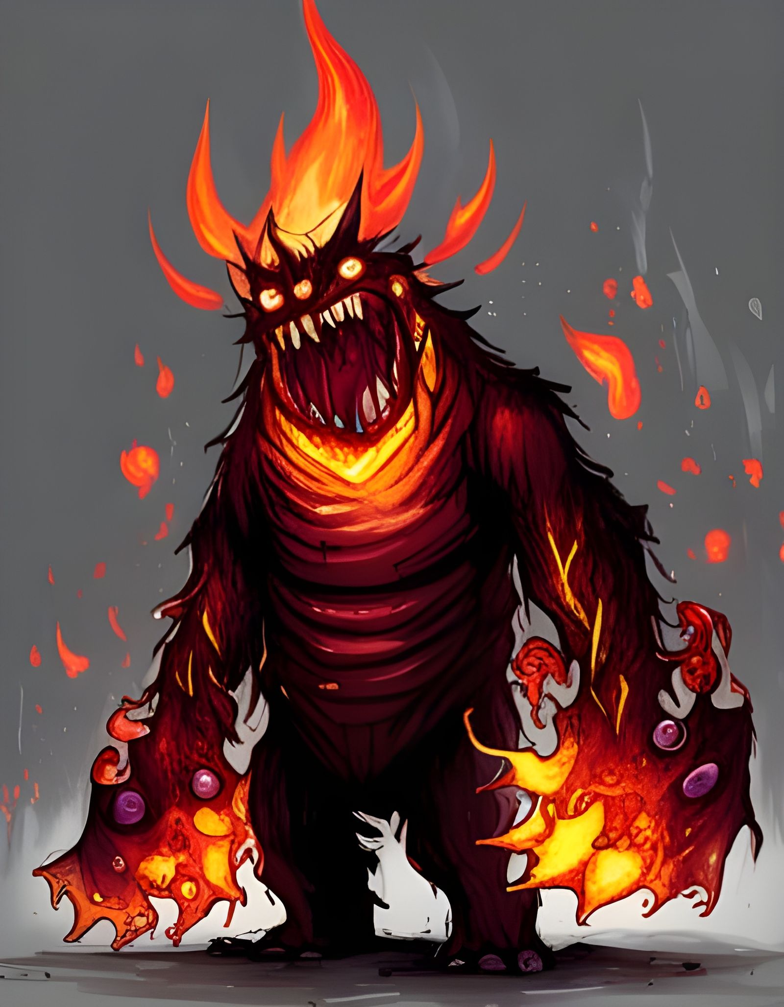 A Fire Golem