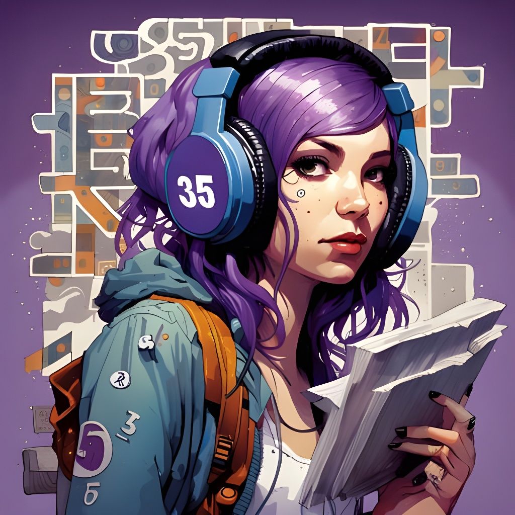 Abstract Merge of Forms and Textures