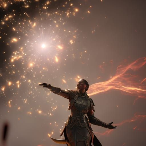 Nebula Star Birthing Region in Hyperrealistic Style