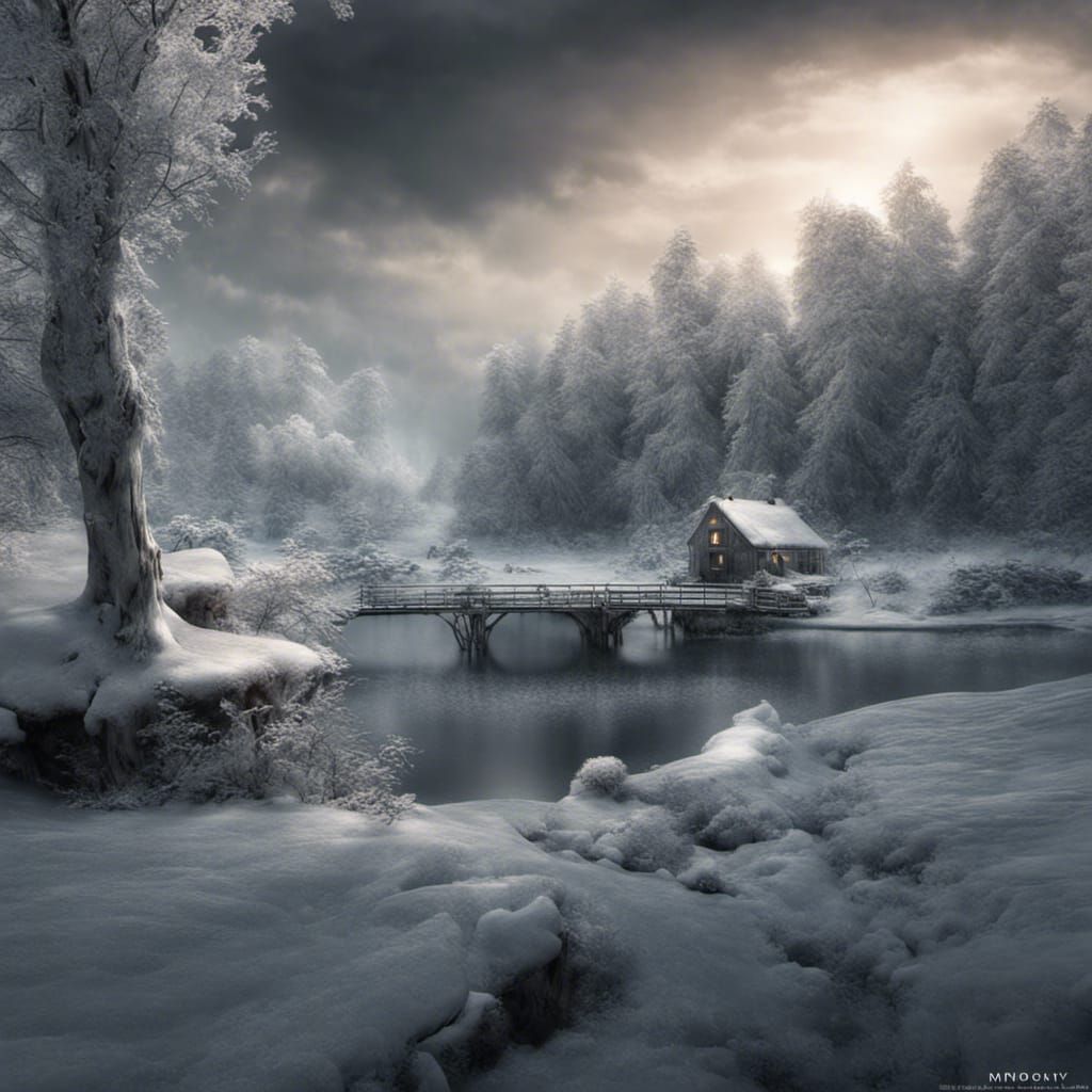 Hyperrealistic Winter Landscape in Frosthaven