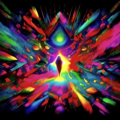 "Bathed In Vibrant light"