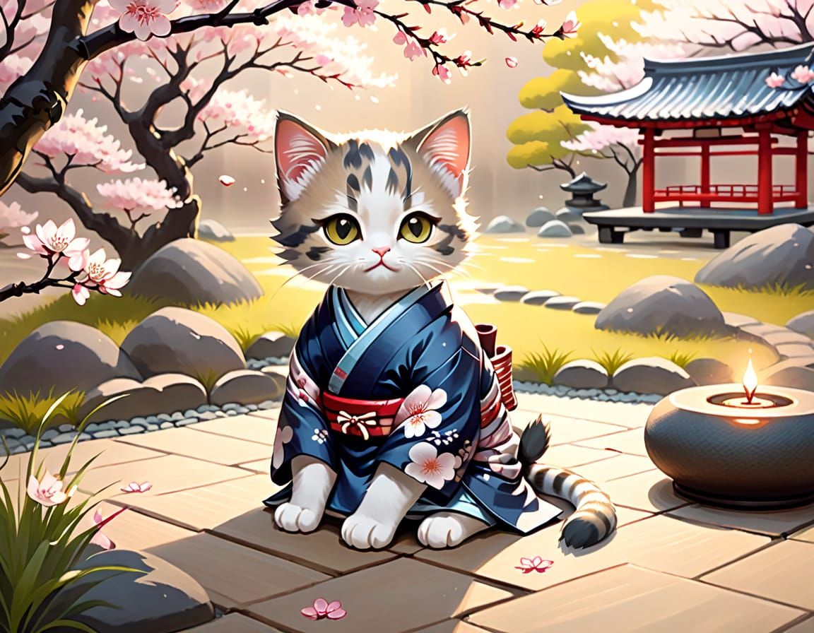 Kimono Kitten #2