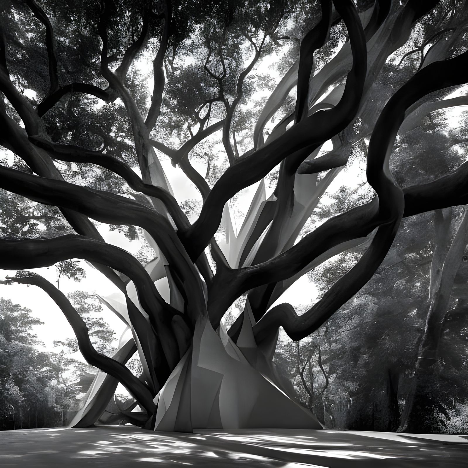 Architectural Megastructure in Hyperrealism