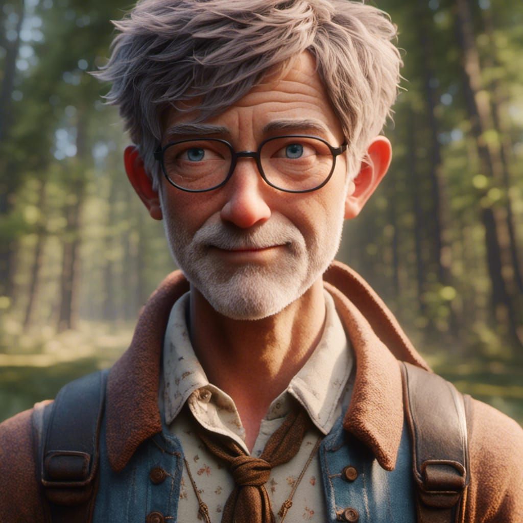 Realistic Portrait of a Man