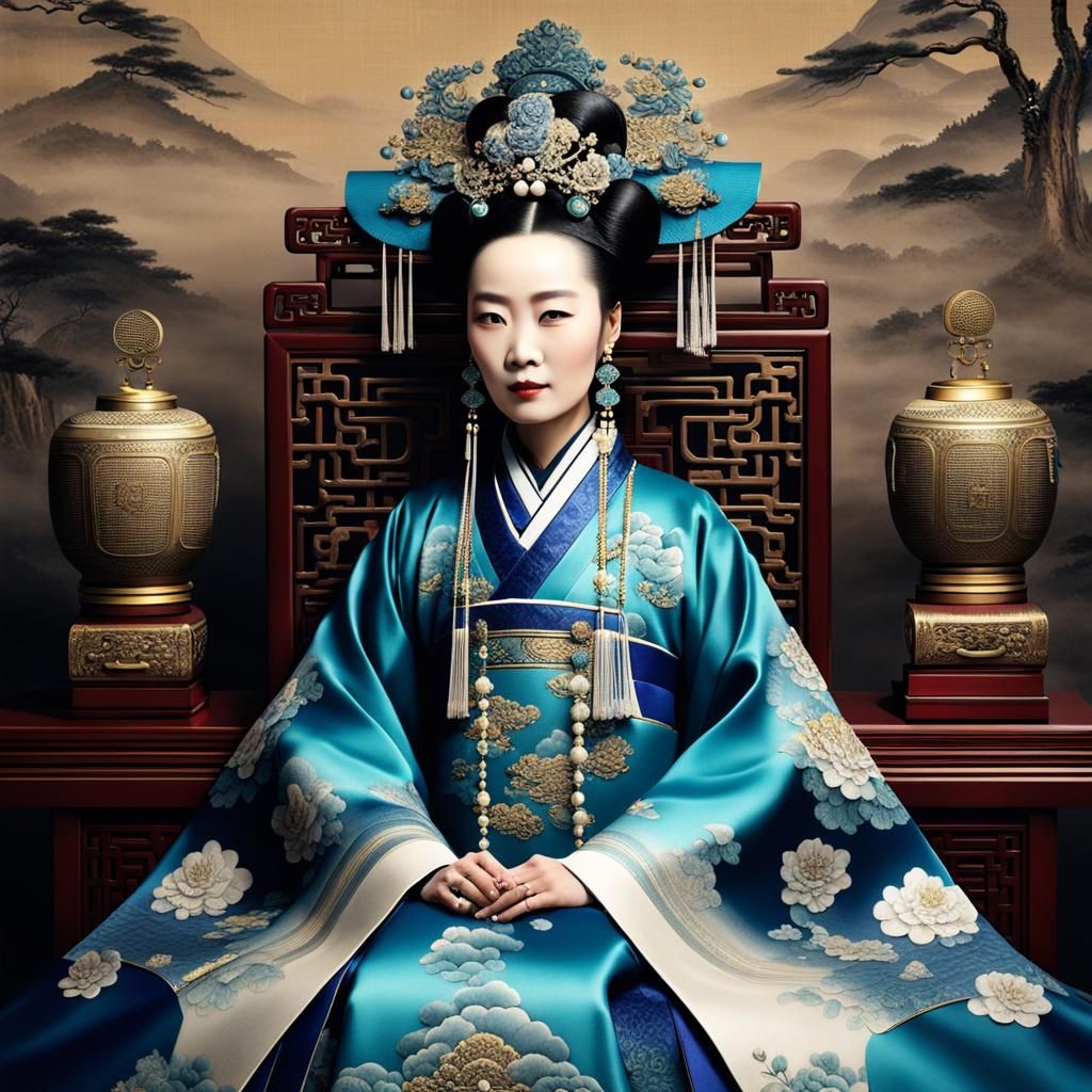 Empress Dowager of Ancient China: A Luxurious Portrait