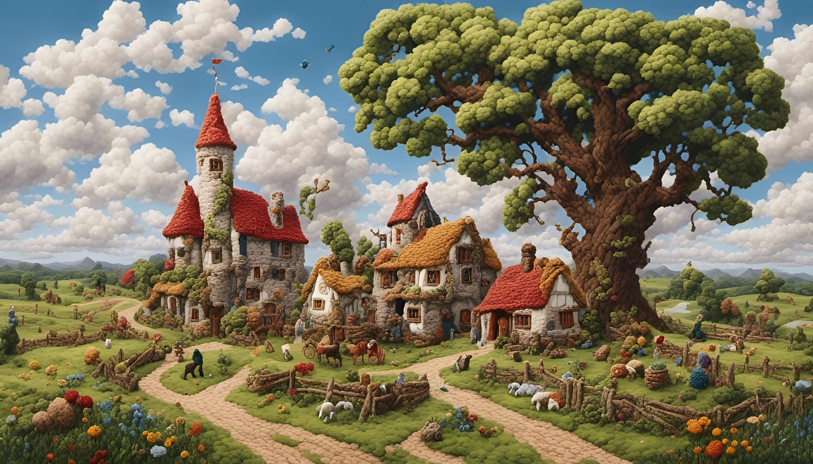 Cotton Field Landscape