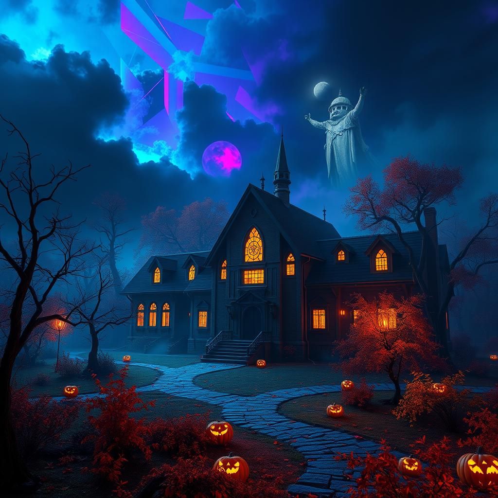 Mystical Halloween School in Unreal Engine 5