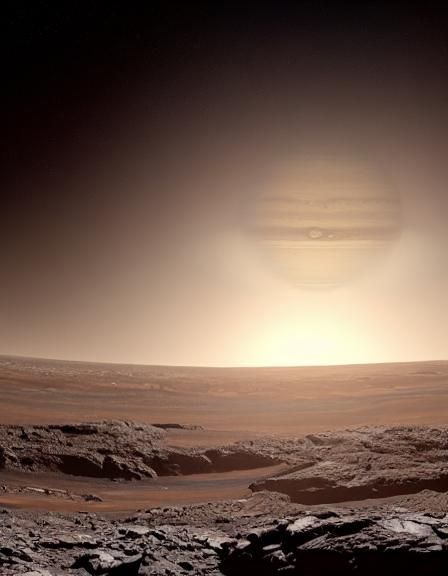 The View from the Surface of Saturn