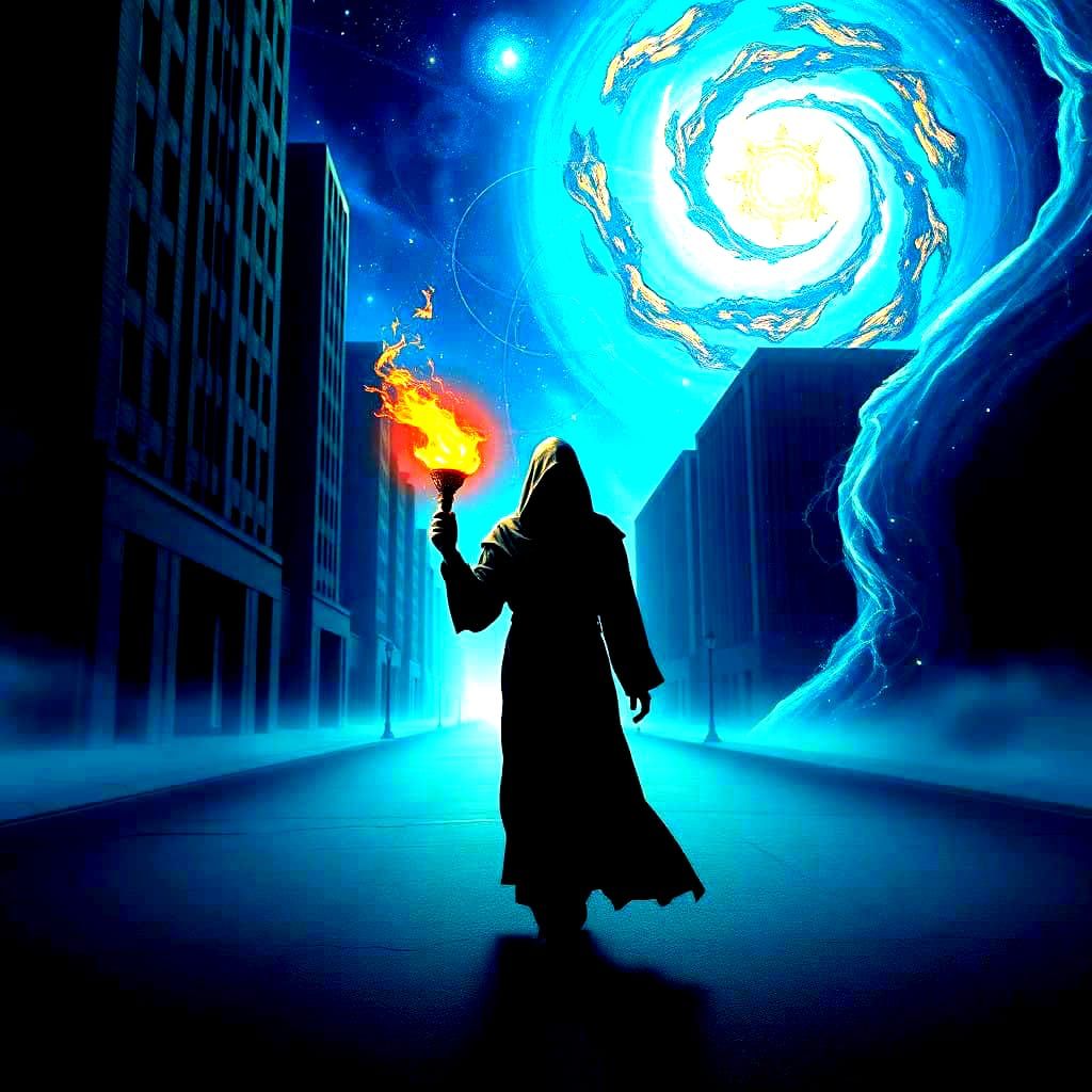 Cosmic Wanderer Illuminates the Void in a Holographic Dreams...