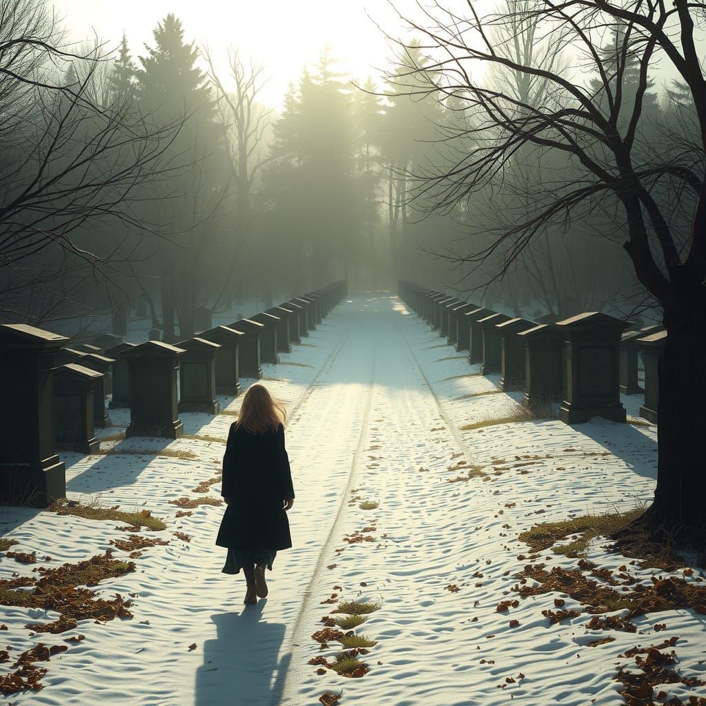Graveyard in Winter