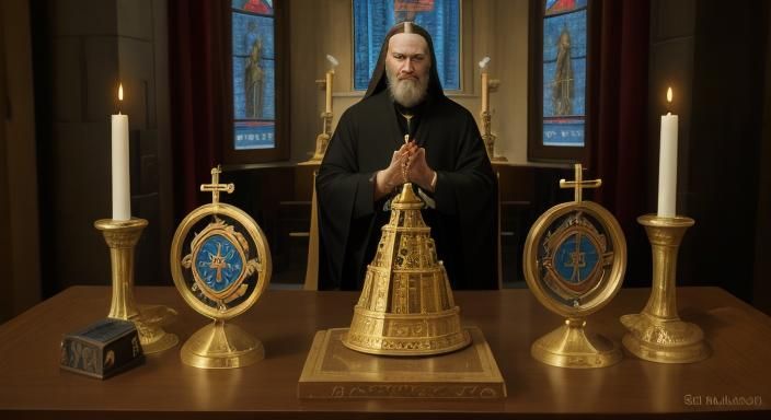 Orthodox Icon Referencing Sci-Fi Movies