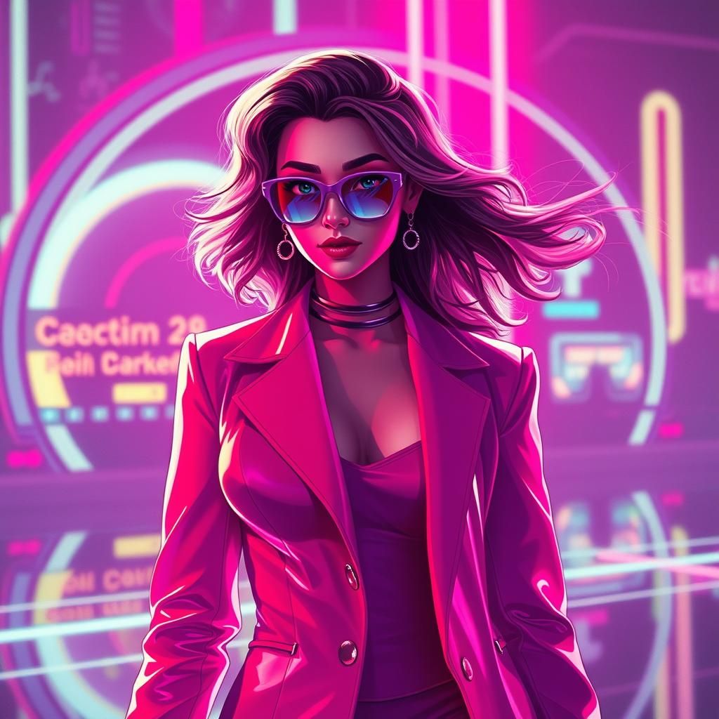 Synthwave Music: Floating Notes in Neon Futurism