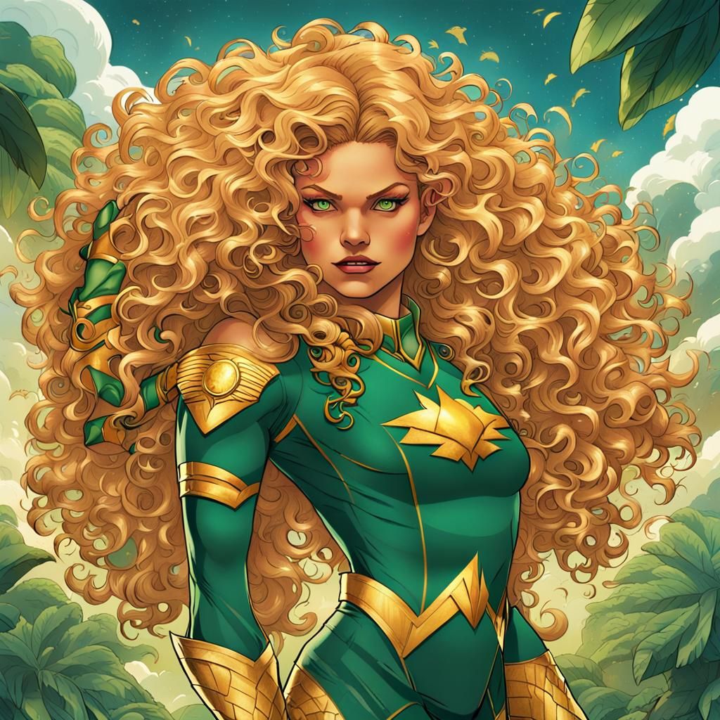 Aurora Amazonia: Fierce Superheroine of the Amazon