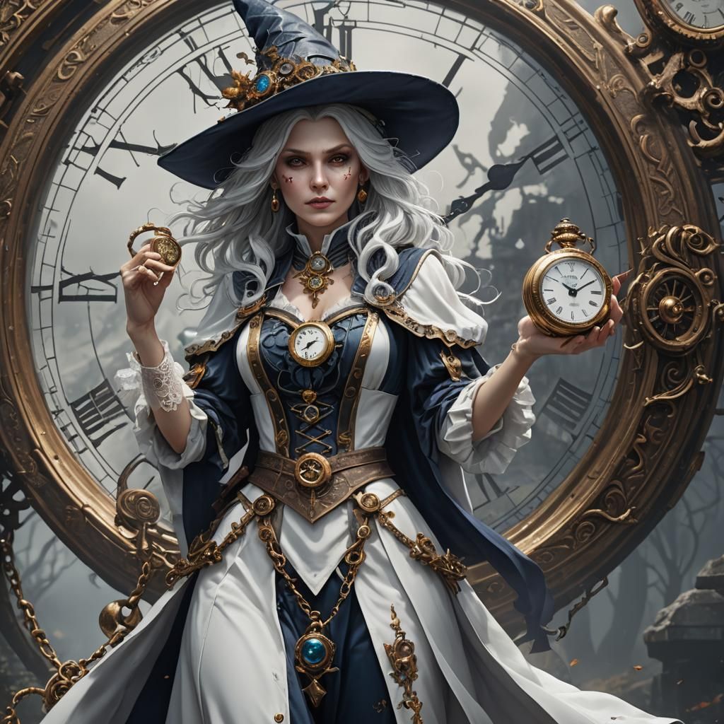 Bright Witch of Time with Pocket Watch