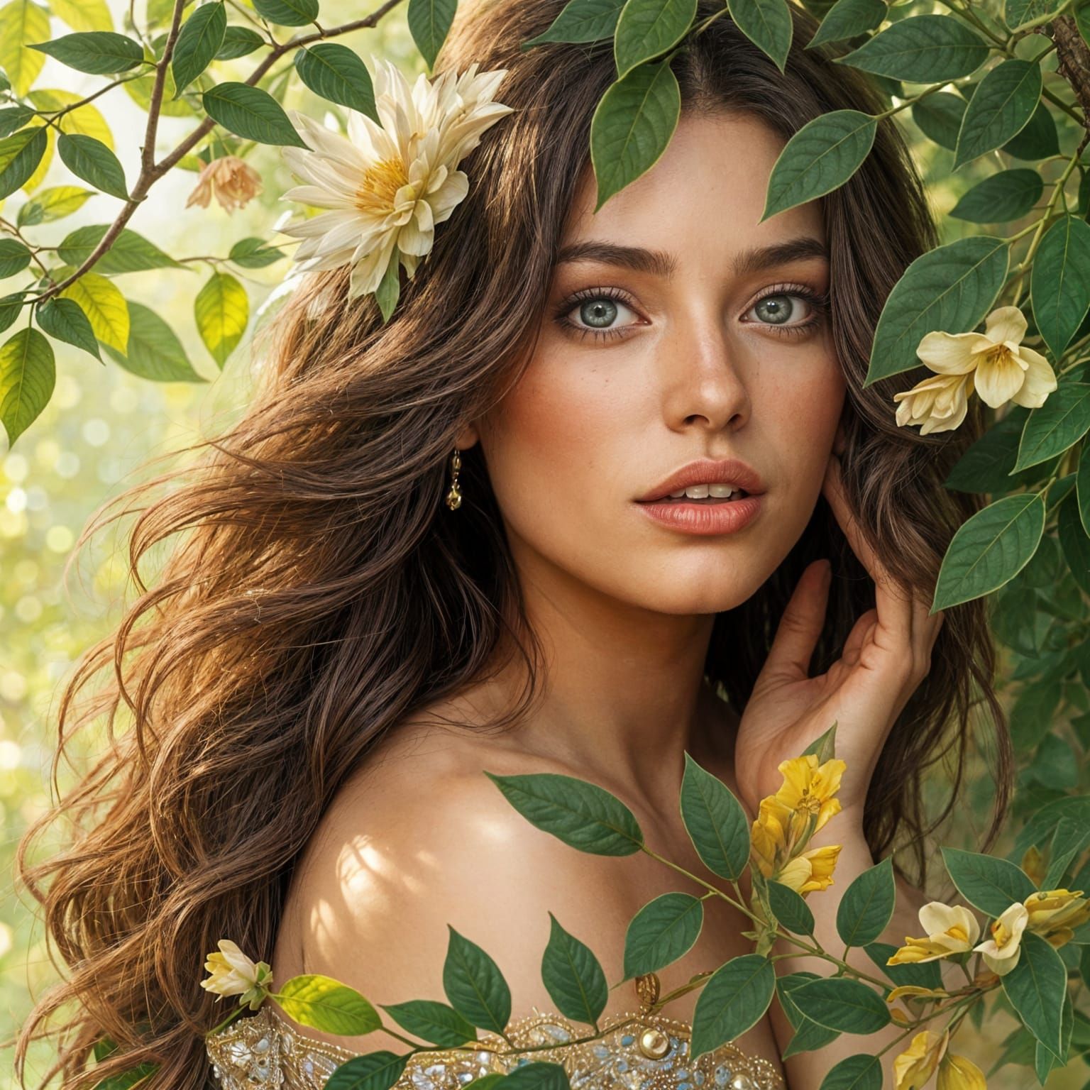 Hyperdetailed Portrait of a Beautiful Woman in 8K