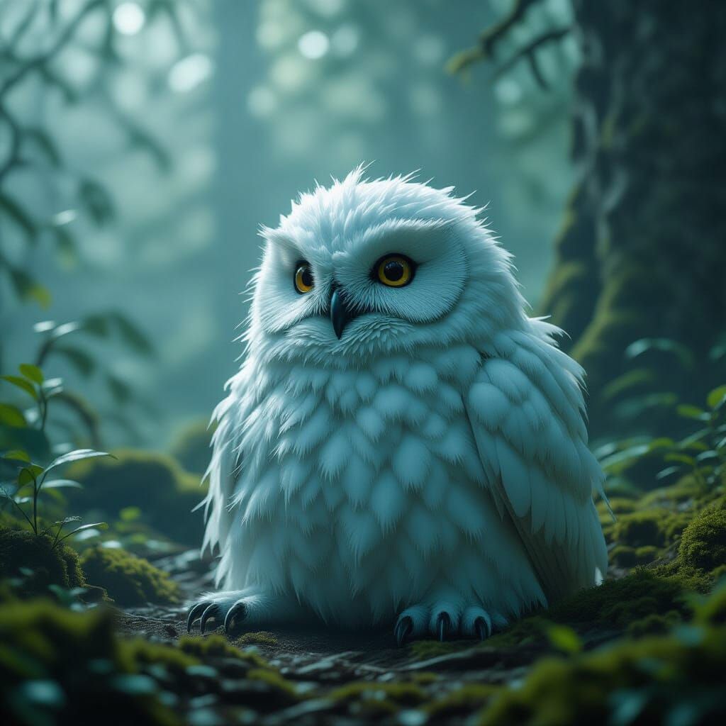 Mystical Creature in Dreamlike Cinematic Scene