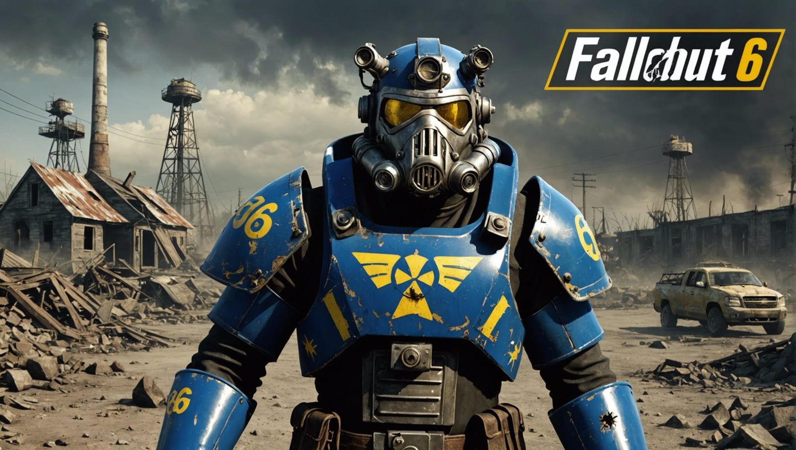 Fallout Inspired Post-Apocalyptic Scene