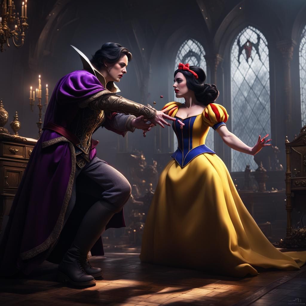 Epic Snow White vs Evil Queen Battle