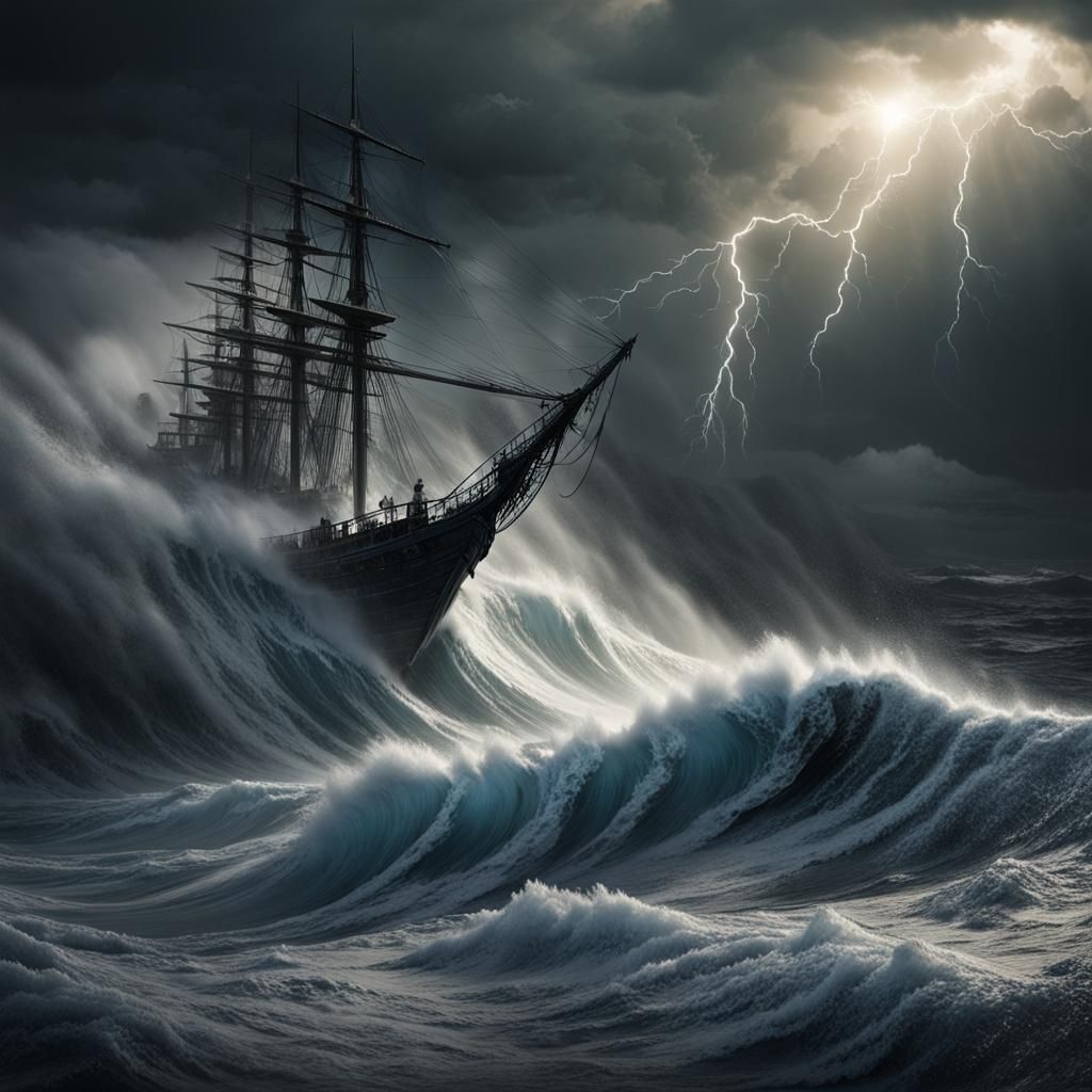 Raging Mother Nature Creates Ocean Storm