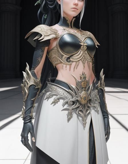 Futuristic Metallic Dragon in Sci-Fi Style