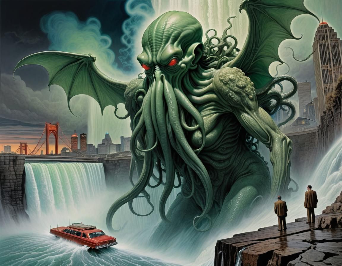 Cthulhu Over Niagara Falls: Psychedelic Photorealism